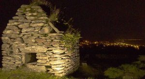 Skull house at night, Cooley, Inishowen, Donegal