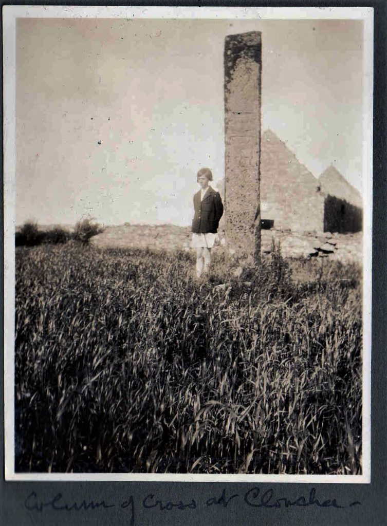 Image taken by Amy Young Captioned ~ “Cross at Cloncha July 1929” ~ Young Family Archive